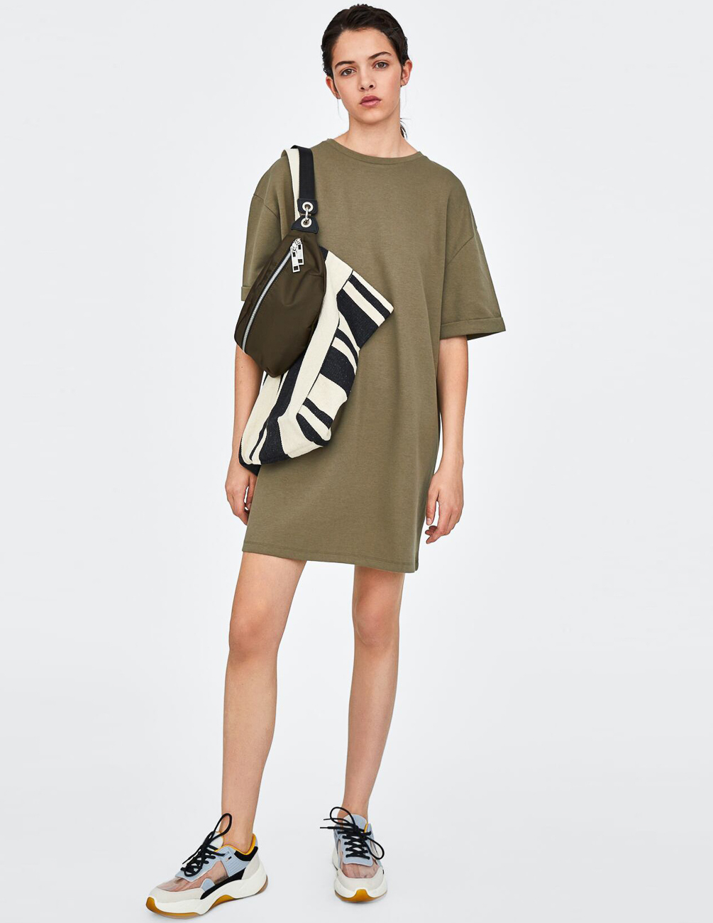 

Платье Zara Ж1060529 (4174/017/505) цвет зеленый L