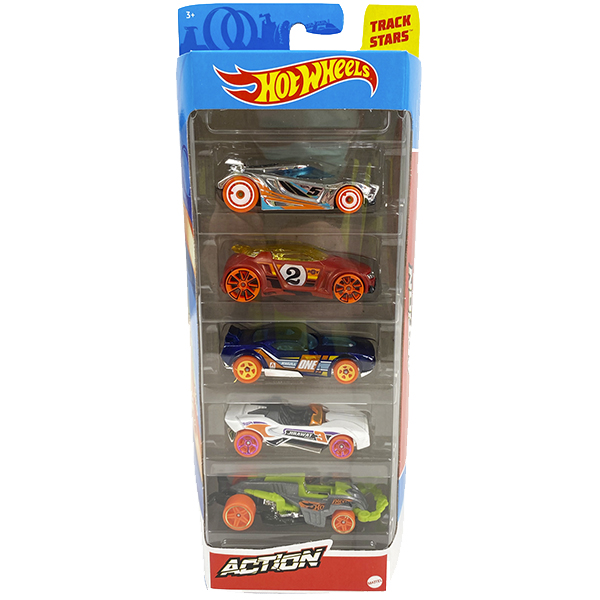

Набор из 5 машинок Хот Вилс Action Hot Wheels Mattel GHP64