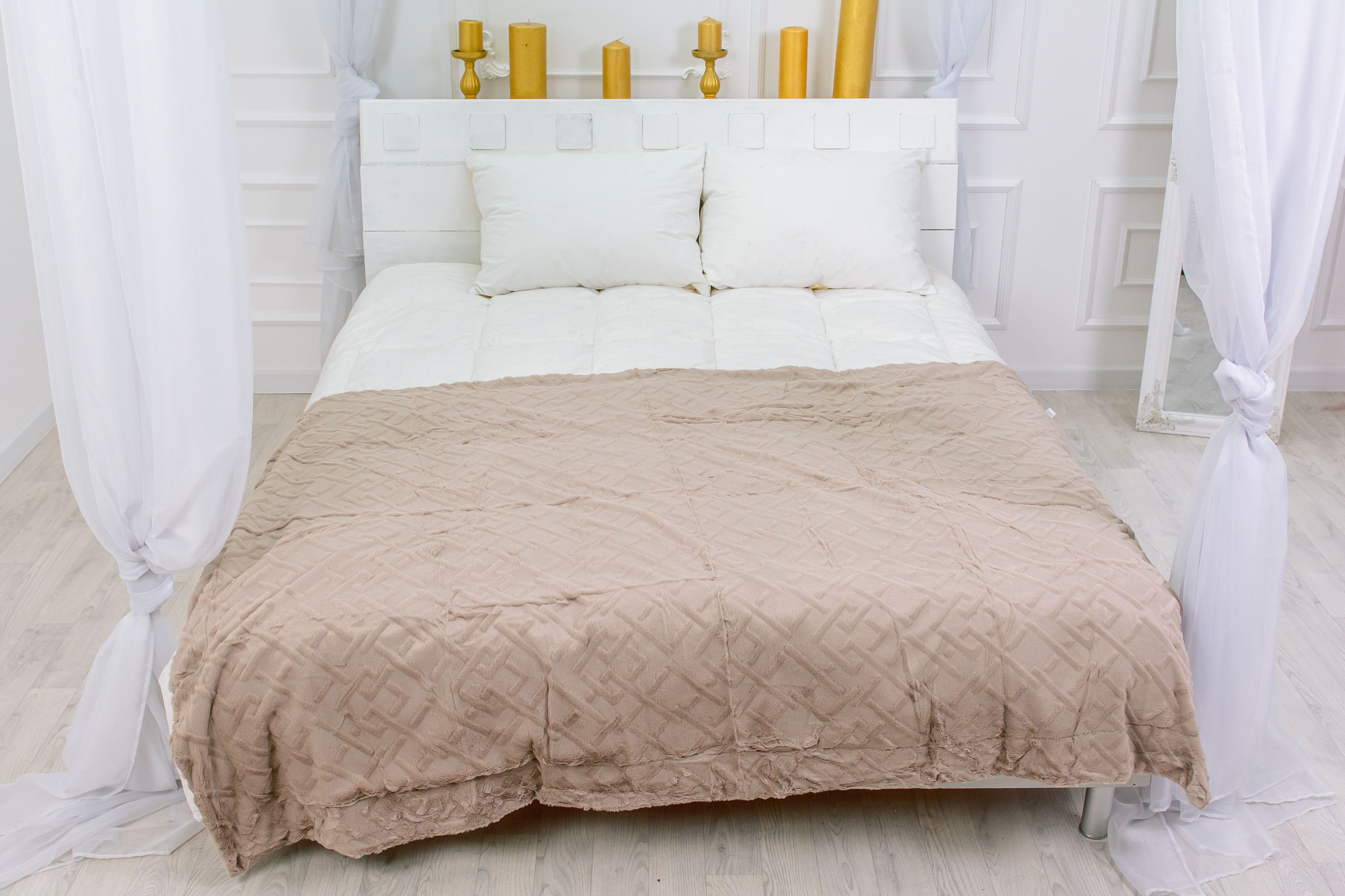 

Плед MirSon №1026 Camellia Creamy 180x200