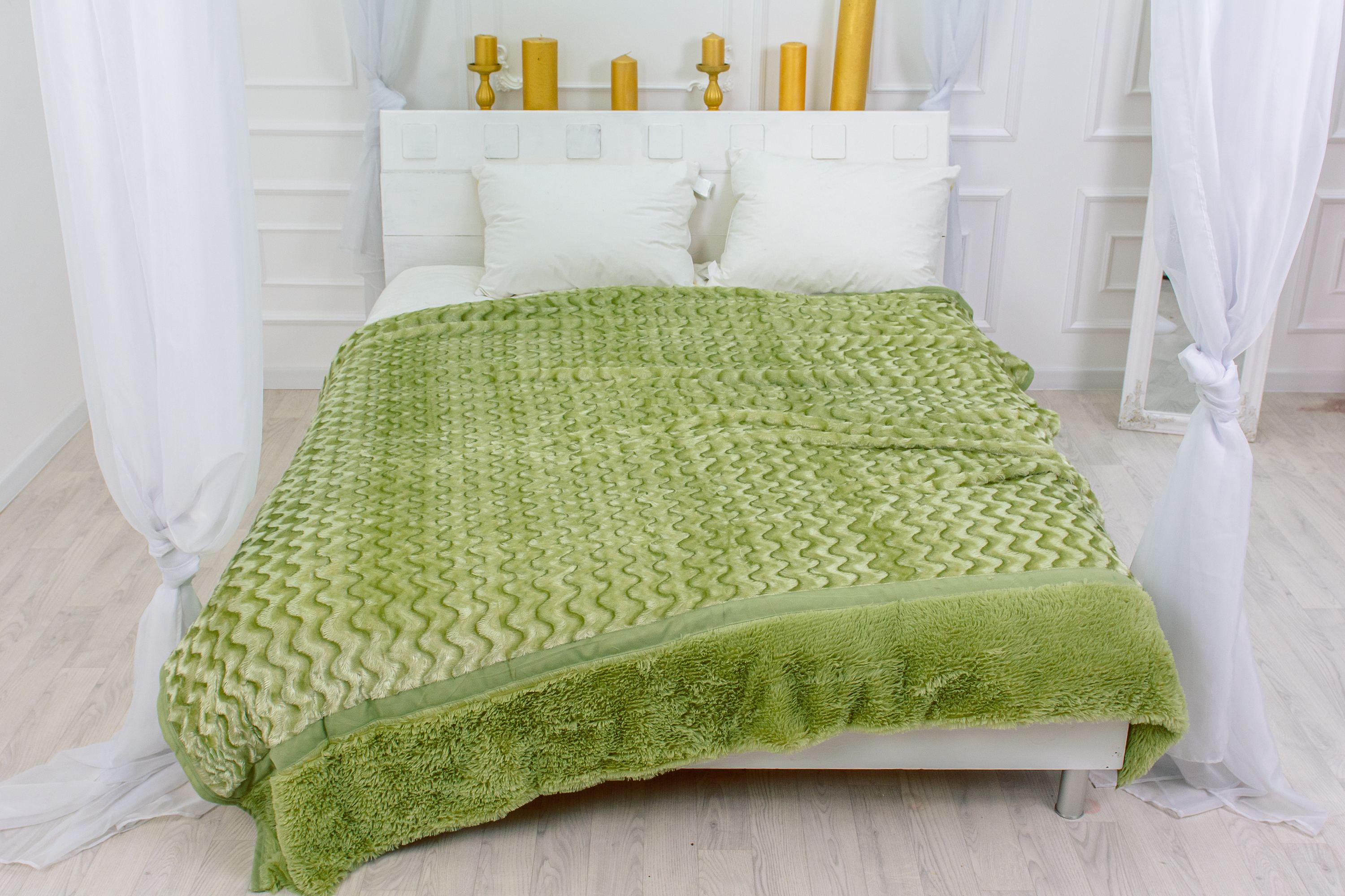 

Плед MirSon №1034 Butterfly Lime 220x240