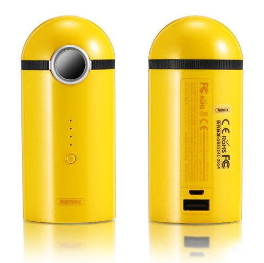 

Внешний аккумулятор Remax Cutie 10000mAh RPL-36, yellow