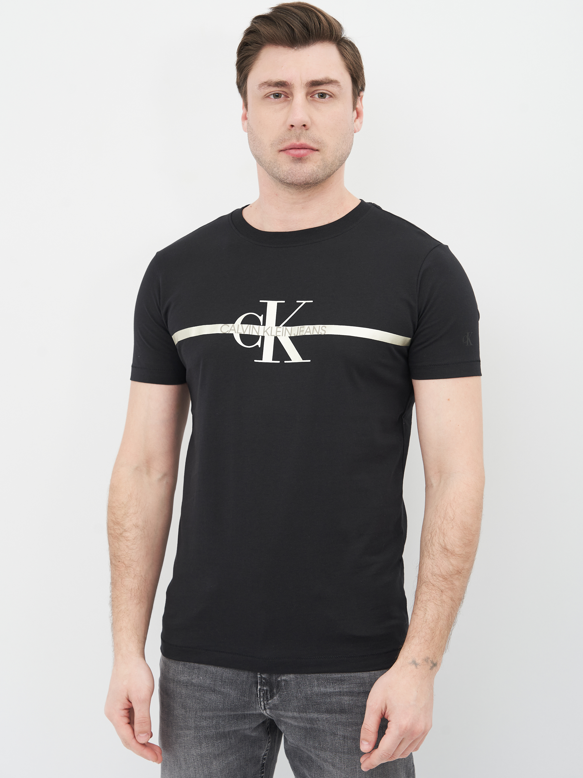 

Футболка Calvin Klein Jeans Seasonal Gold Monogram Tee J30J317068-BEH M Pvh Black