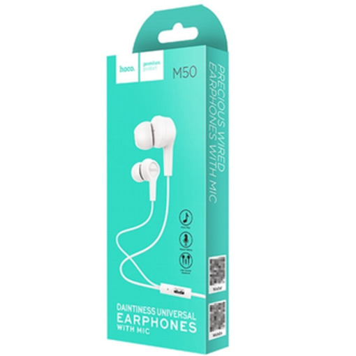 

Наушники вставные Hoco M50 White