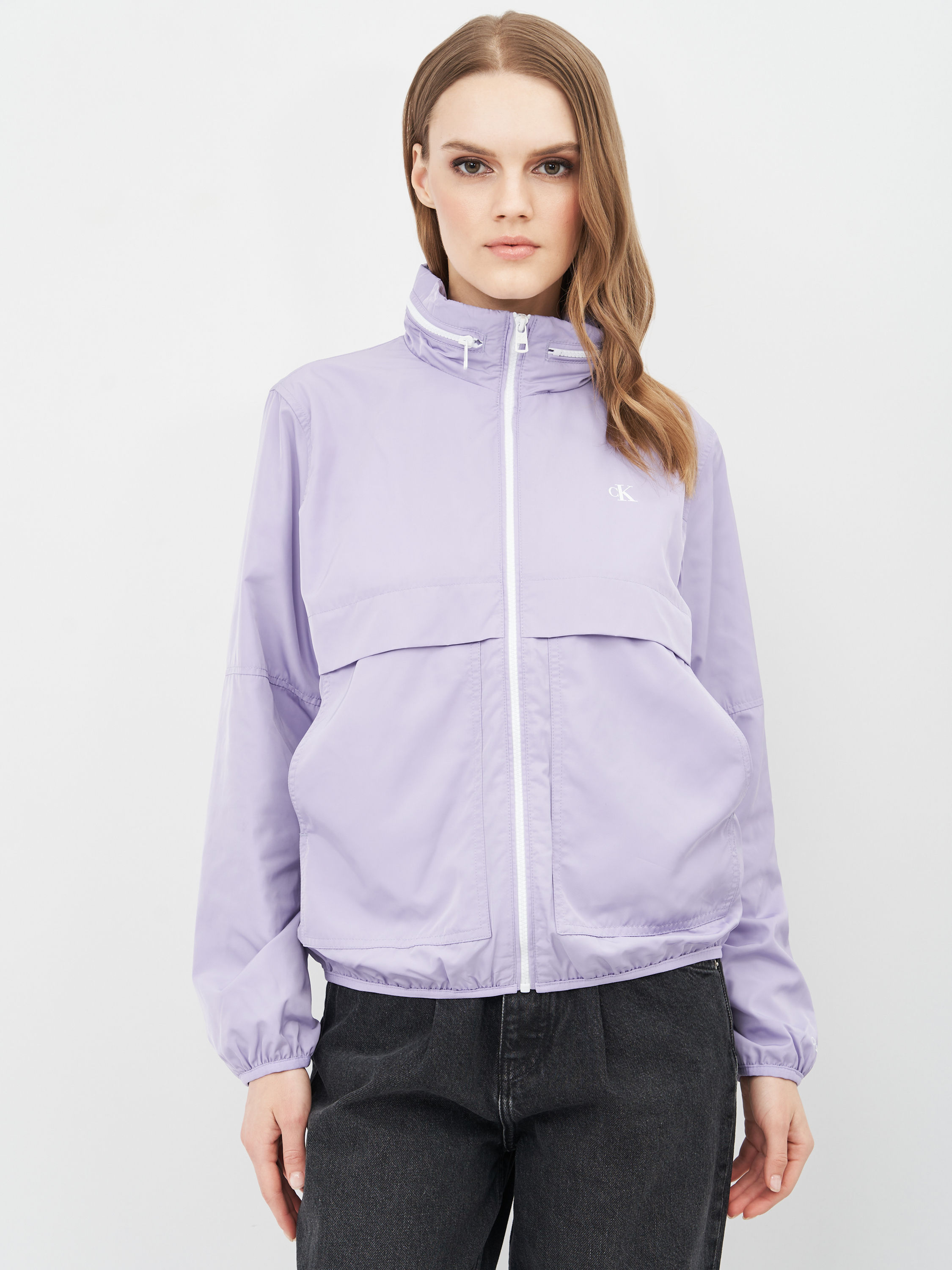 

Ветровка Calvin Klein Jeans Contrast Zip Windbreaker J20J215302-V0K M Palma Lilac