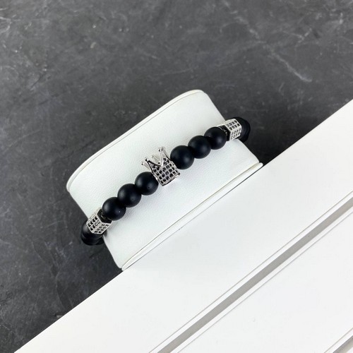

Браслет 2B Rich Bracelet King 8 mm, 19 cm Black-Silver