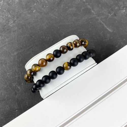 

Браслет 2B Rich Bracelet Pearl 8 mm, 19 cm Orange-Black