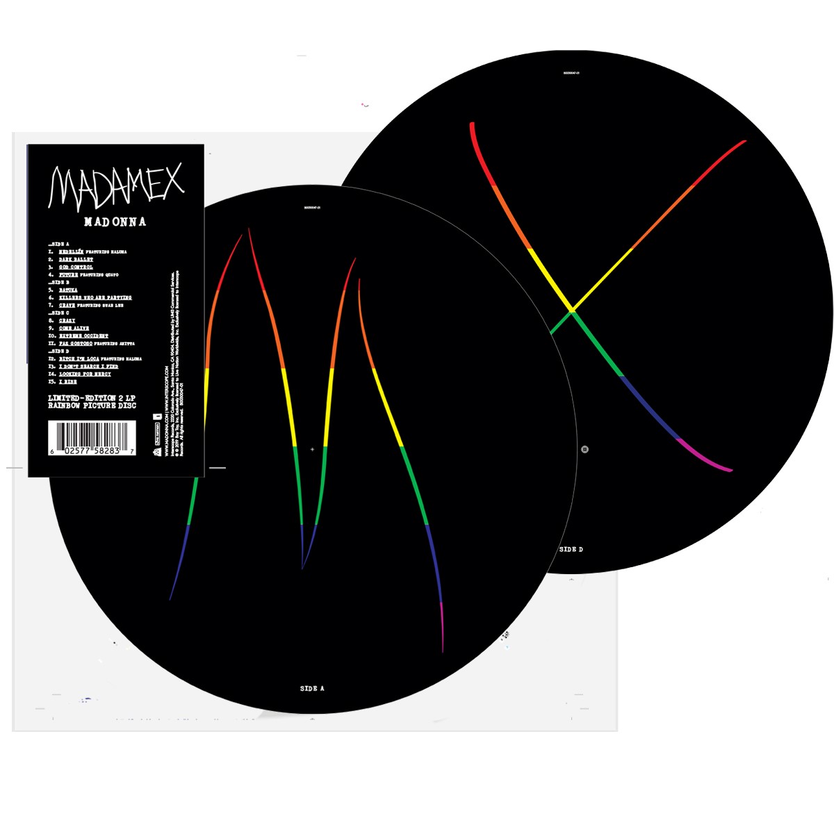 

Виниловая пластинка Madonna - Madame X (2-LP, limited gatefold rainbow picture disc)