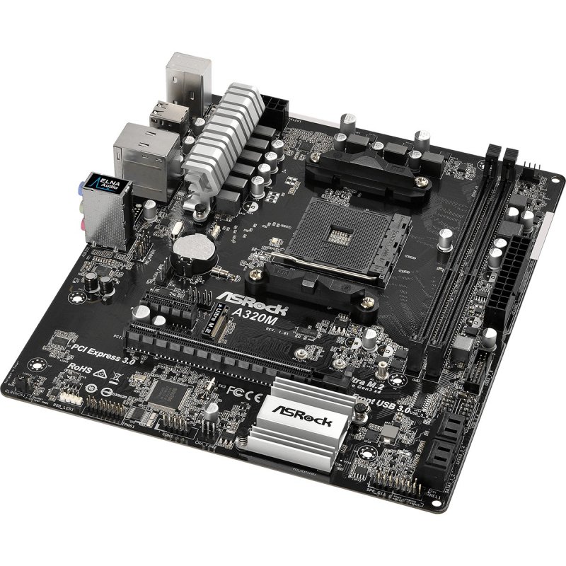 

Материнськая плата ASRock A320M-ITX (A320M-ITX)