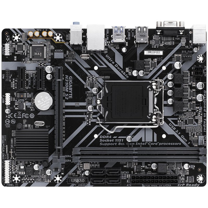 

Материнская плата Gigabyte H310M S2 (H310M S2)