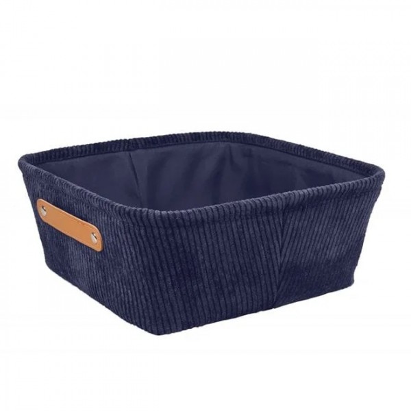 

Flora 50043 вельветовая квадратная с одной ручкой синяя