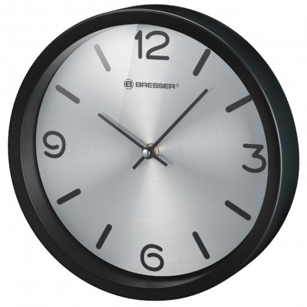

Настенные часы Bresser MyTime Silver Edition Digit Black