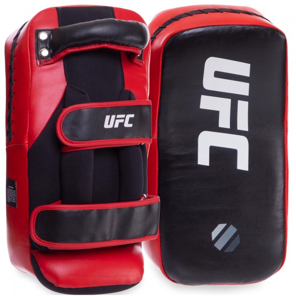 

Лапы/макивары Макивара Изогнутая (2шт) кожаная UFC PRO Thai UCP-75347 Черный-красный (MR12943)