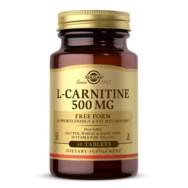 

Карнитин L-Carnitine Solgar 500 мг 30 таблеток (SOL006)
