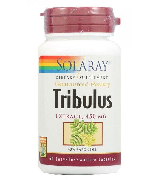 

Трибулус Tribulus Extract Solaray для мужчин 450 мг 60 капсул (SR059)