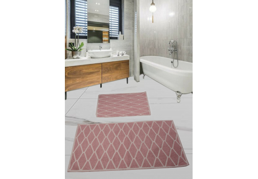 

Набор ковриков для ванной комнаты Diva Kidi Pink 60*100+50*60 Розовый