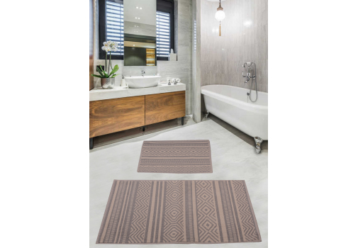

Набор ковриков для ванной комнаты Diva Modern 60*100+50*60 Серый