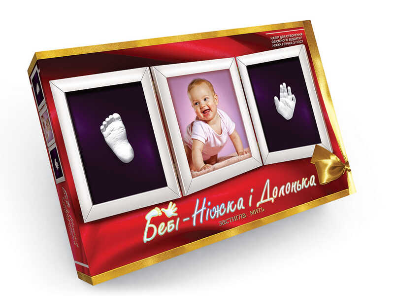 

Бебі ніжка і долонька Danko Toys велика УКР БНЛ-01