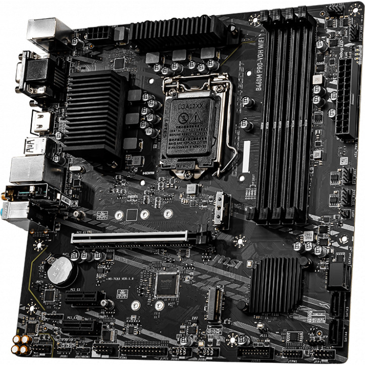 

Материнськая плата MSI B460M Pro-VDH WiFi (B460M PRO-VDH WIFI)