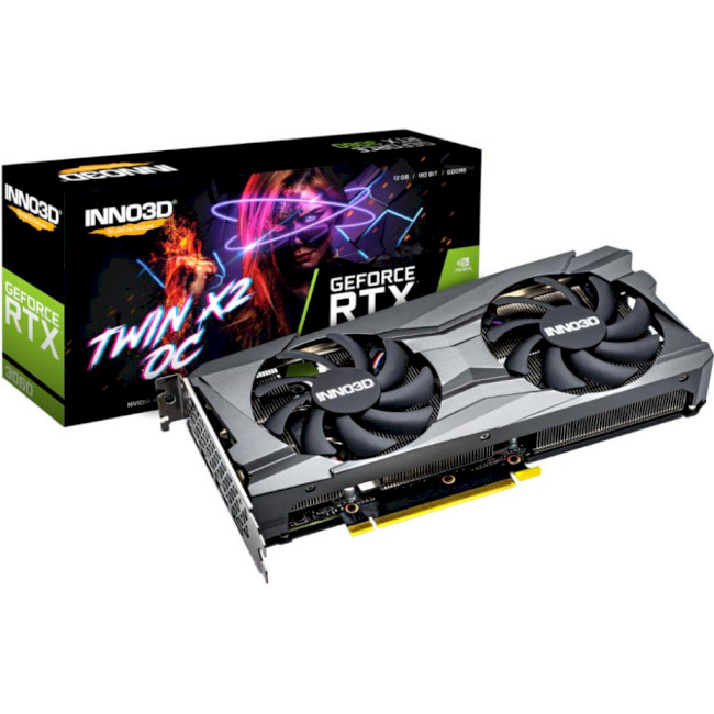 

Inno3D GeForce RTX 3060 TWIN X2 OC (N30602-12D6X-11902120)