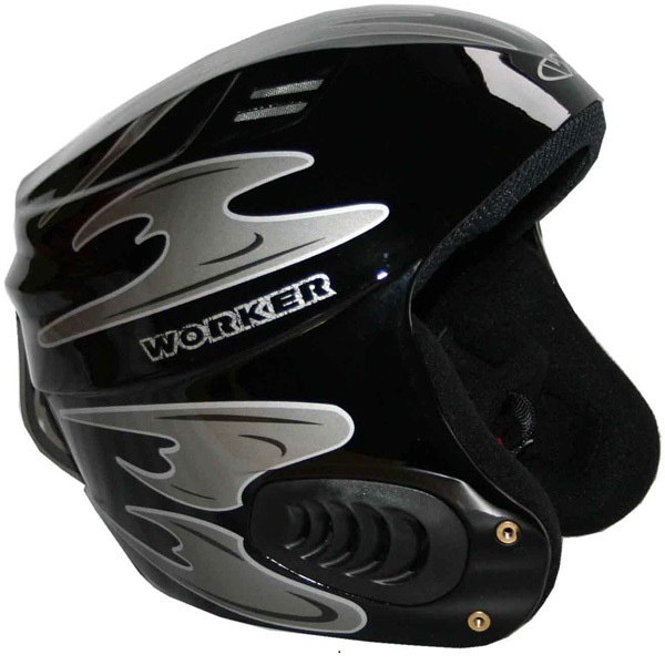 

Шолом лижний WORKER Vento Gloss - розмір XS(53-54) / чорна графіка