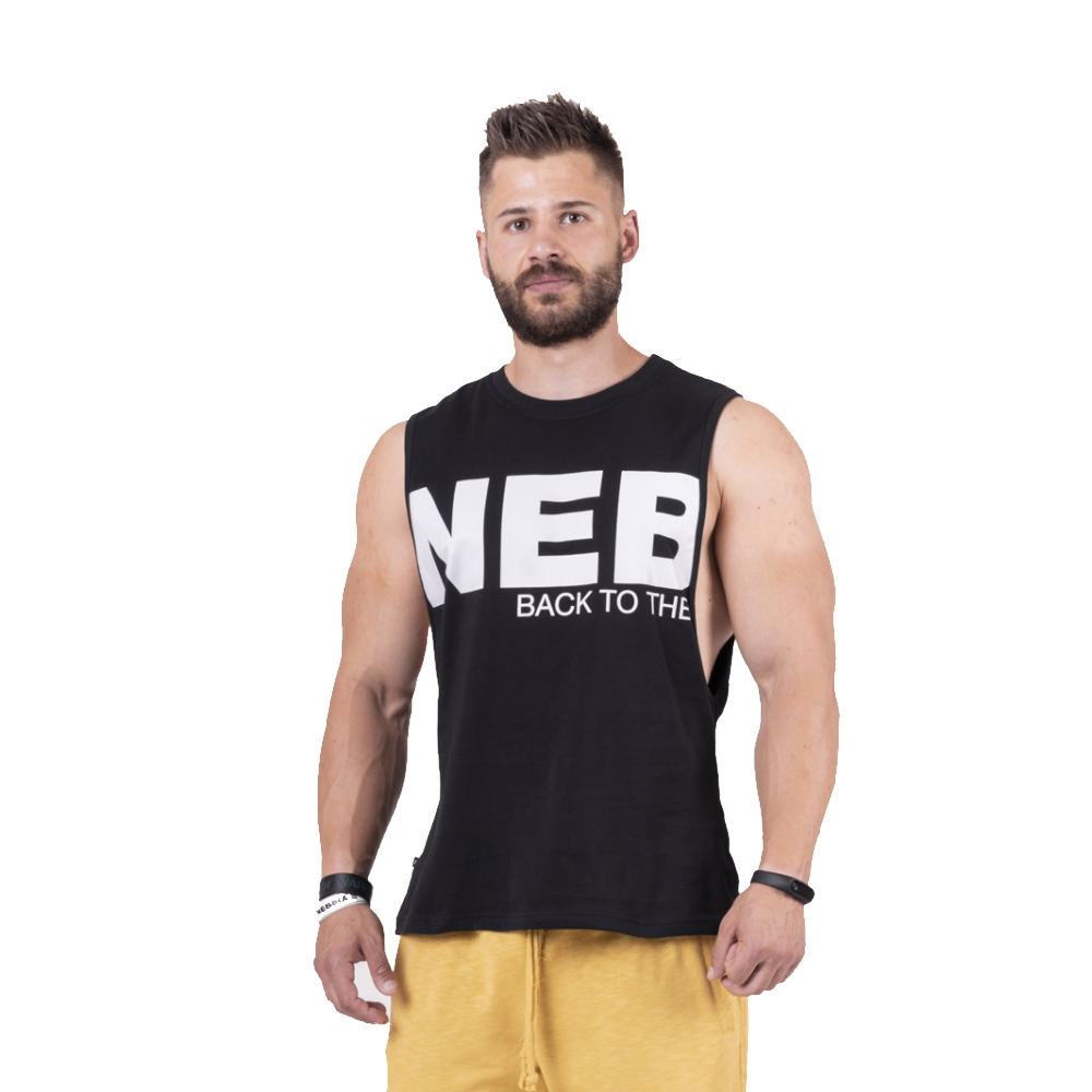

Чоловіча футболка без рукавів Nebbia Back to the Hardcore tank top 144 - розмір M