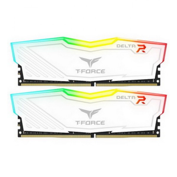 

DDR4 2x8GB/2400 Team T-Force Delta White RGB (TF4D416G2400HC15BDC01)