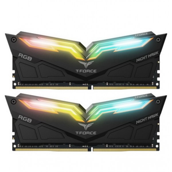 

DDR4 2x8GB/3000 Team T-Force Night Hawk RGB Black (TF1D416G3000HC16CDC01)