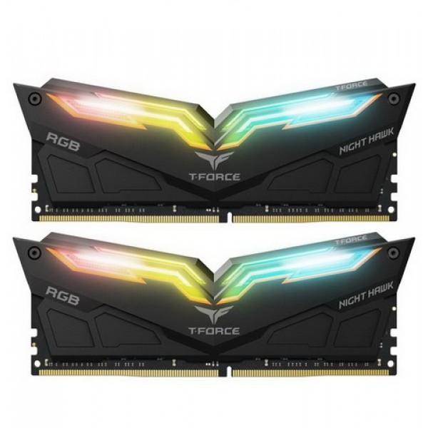 

DDR4 2x8GB/4000 Team T-Force Night Hawk Black RGB (TF1D416G4000HC18EDC01)