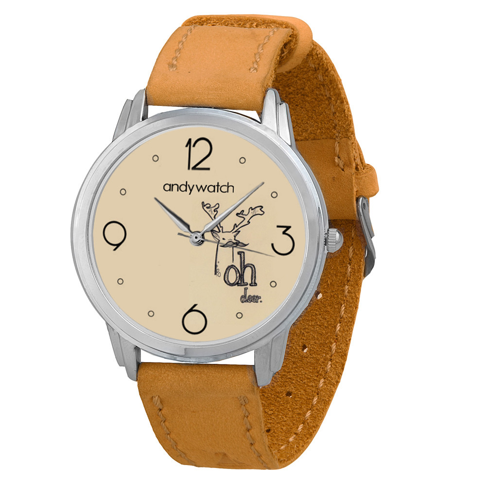 

Дизайнерские Наручные часы AndyWatch Oh dear Желтые