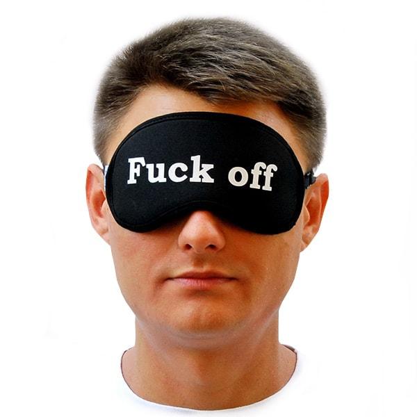 

Маска для сна Presentville Fuck Off