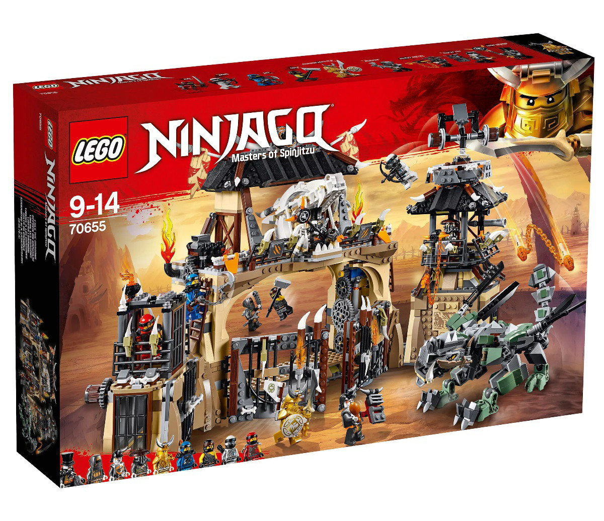 

Lego Ninjago Пещера драконов 70655