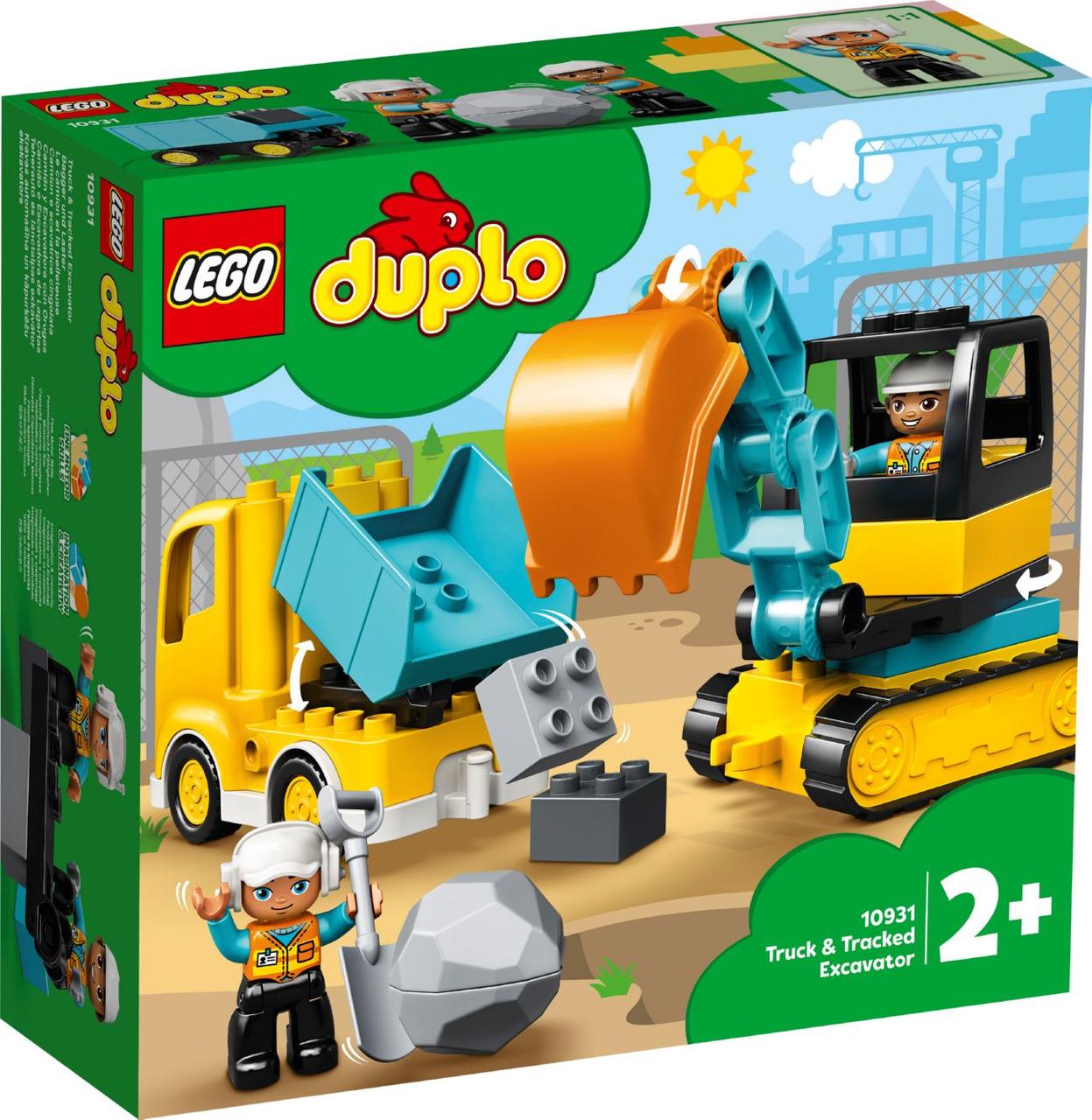 

Lego Duplo Грузовик и гусеничный экскаватор 10931