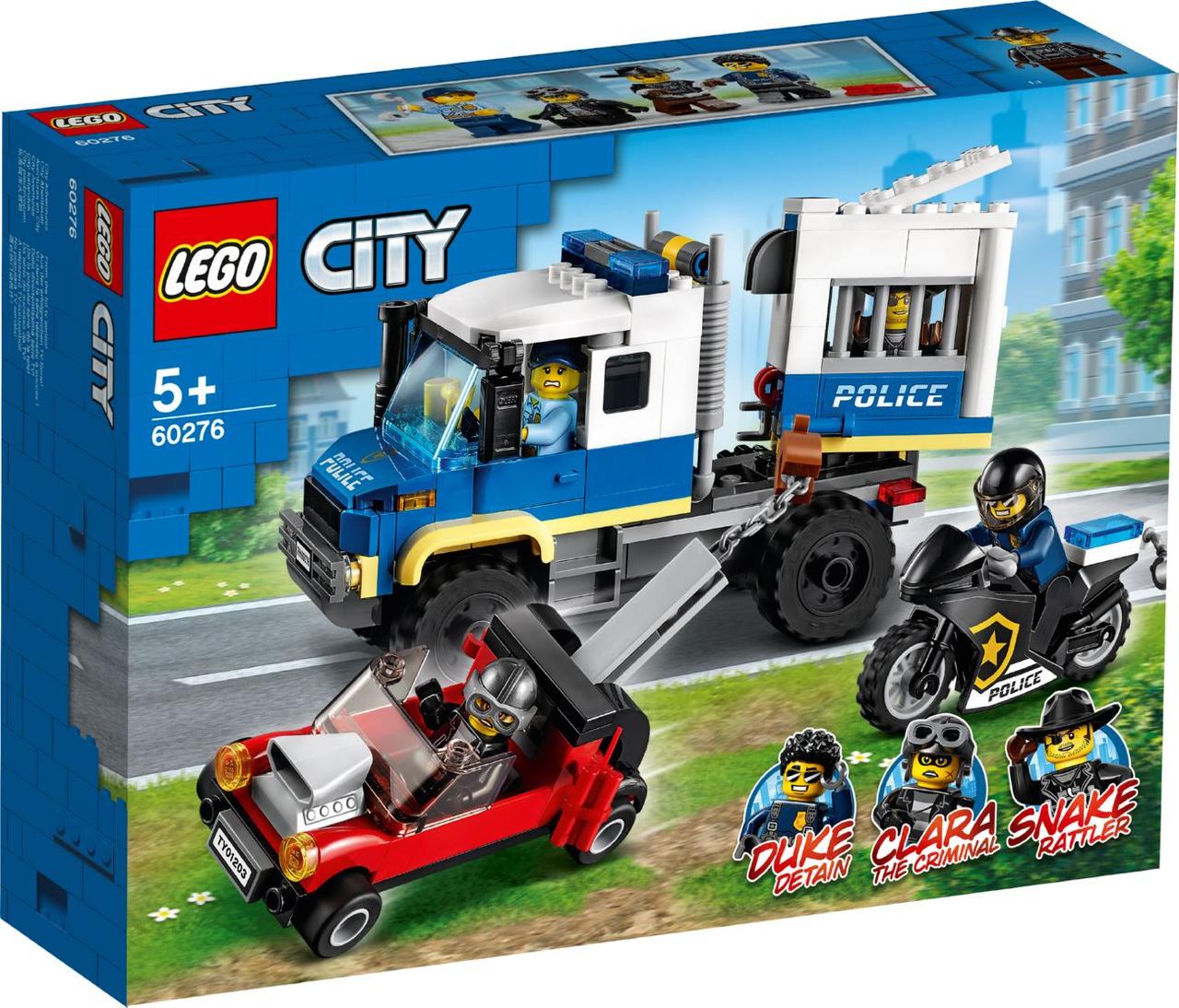 

Lego City Транспорт для перевозки преступников 60276