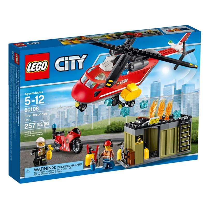 

Lego City Пожарная команда быстрого реагирования 60108