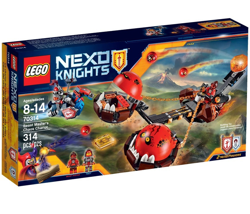 

Lego Nexo Knights Безумная колесница Укротителя 70314