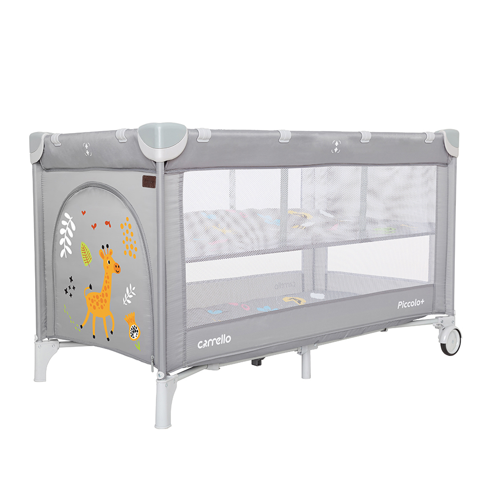 

Манеж Carrello два уровня дна Жираф Piccolo+ CRL-9201/2 Ash Grey (CRL-9201/2)