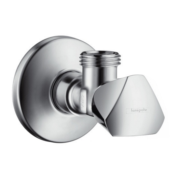 

HANSGROHE вентиль угловой е, 1/2*1/2, хром HANSGROHE 13903000