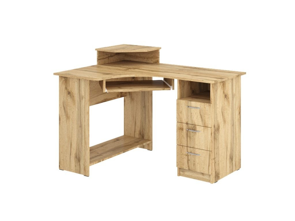 

Компьютерный стол Пехотин Компакт 88х75х120 Дуб Тахо