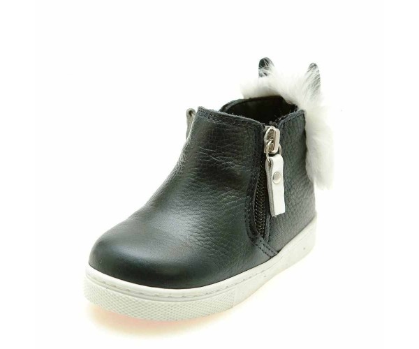

Зимние ботинки Minibel T544(76)чёрная кожа 23