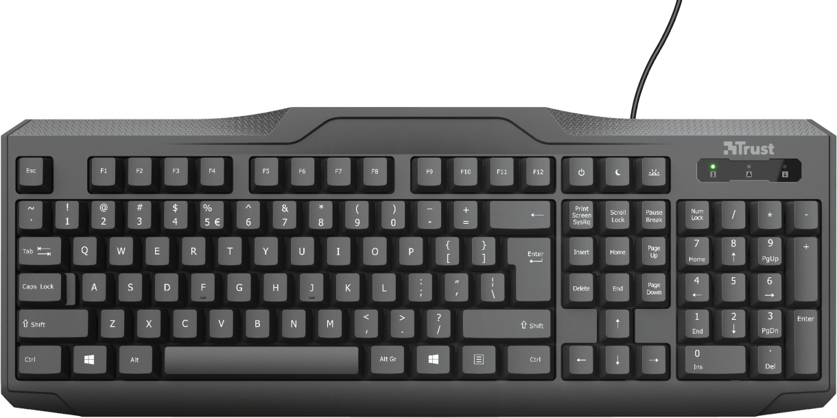 

Клавиатура проводная Trust Classicline USB (TR20626)