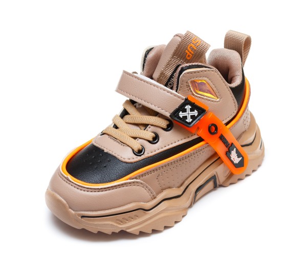 

Кроссовки Fashion SD77(26-31)бежевые 29р 18.3 см