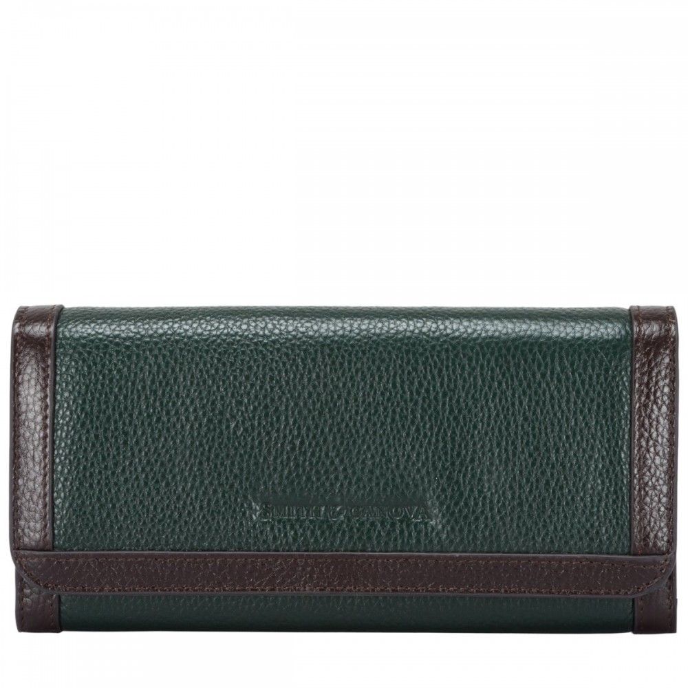 

Кошелек женский Smith & Canova 26802 Althorp Green-Brown (26802 GREEN-BRN)