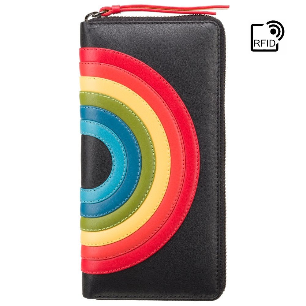 

Кошелек женский Visconti HR82 Von c RFID Black Rainbow (HR82 BLK)