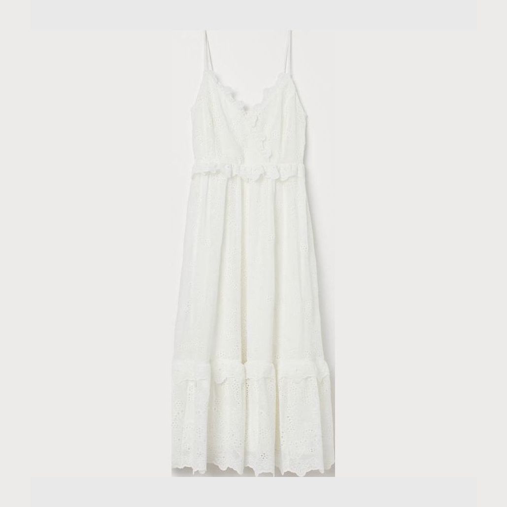 

Платье H&M 0748755002 38 (165/88А) Кремовое