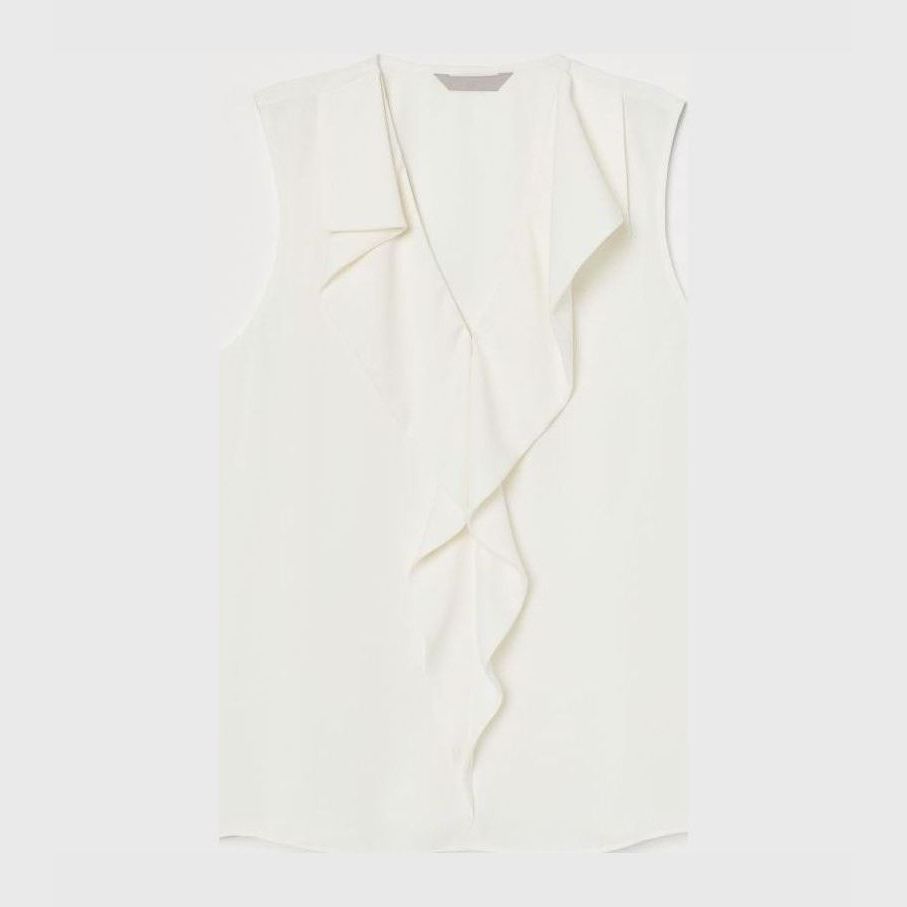 

Блузка H&M 0865873001 34 (160/80А) Кремовая