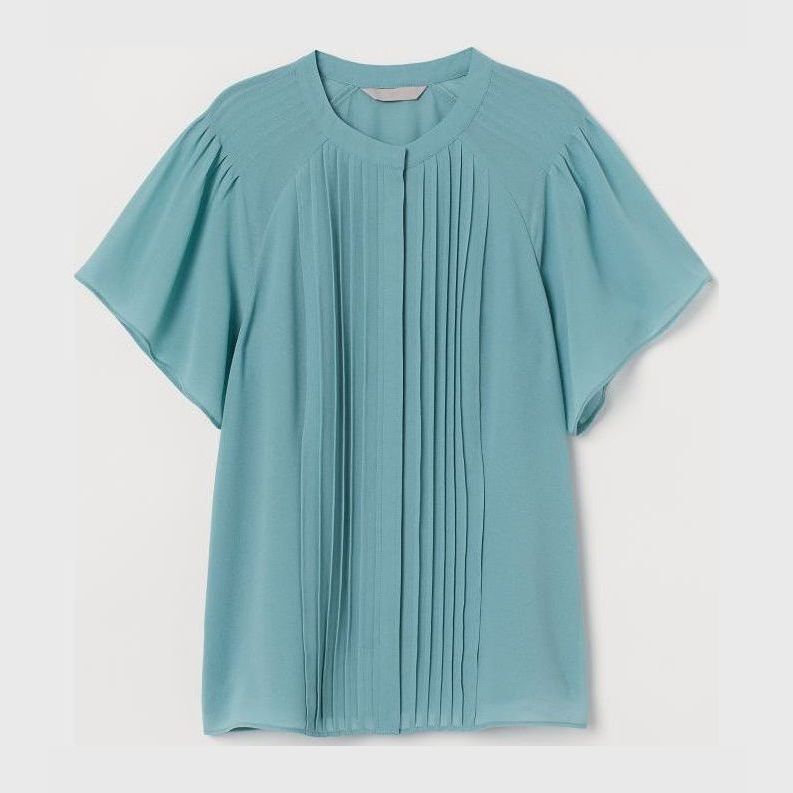 

Блузка H&M 0892791001  (165/84А) Бирюзовая, Блузка H&M 0892791001 36 (165/84А) Бирюзовая