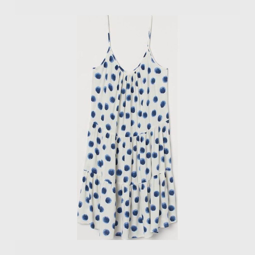 

Сарафан H&M 0875239004 XXL (175/128А) Белый с синим