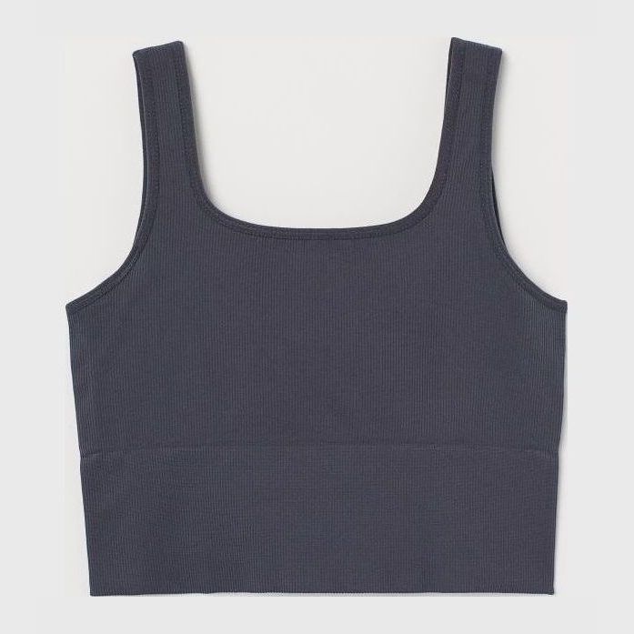 

Спортивный топ H&M 0852174005 M (170/96А) Темно-серый