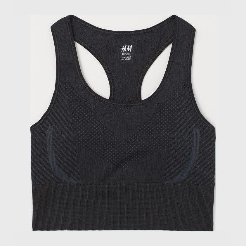 

Спортивный топ H&M 0861778001 S (165/88А) Черный