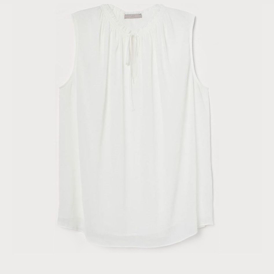 

Блузка H&M 0841298001  (165/84А) Белая, Блузка H&M 0841298001 36 (165/84А) Белая